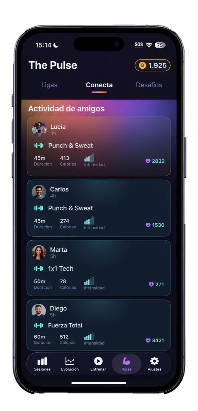 Actividad de amigos